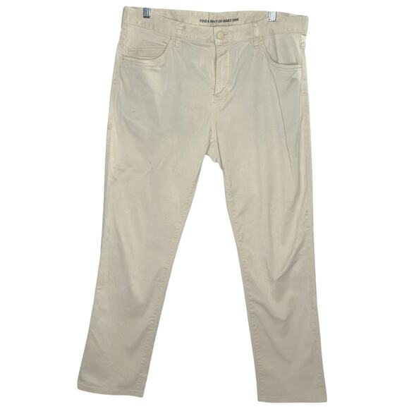 Rhone 34 Mens Everyday Five Pocket Pant Stretch Twill Fabric Khaki *flaw - Picture 1 of 15